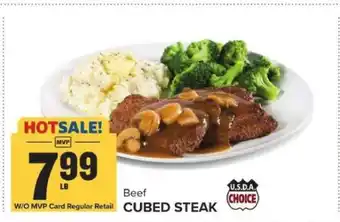 Food Lion Beef Cubed Steak offer