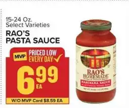 Food Lion Rao's Pasta Sauce offer