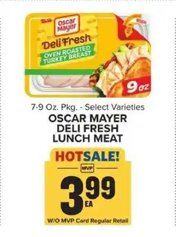 Food Lion Oscar Mayer Deli Fresh Lunch Meat offer