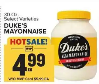 Food Lion Duke's Mayonnaise offer