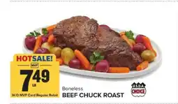 Food Lion Boneless Beef Chuck Roast offer