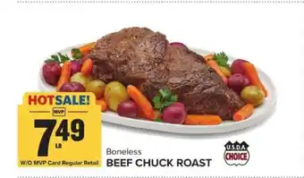 Food Lion Boneless Beef Chuck Roast offer