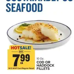 Food Lion Cod or Haddock Fillets offer
