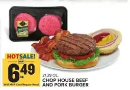 Food Lion Chop House Beef and Pork Burger offer