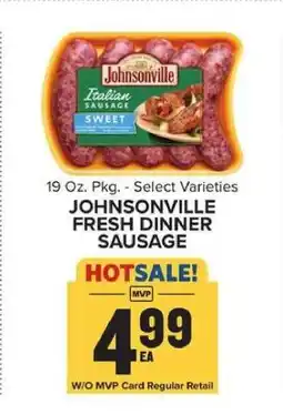 Food Lion Johnsonville Fresh Dinner Sausage offer