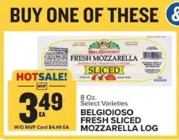 Food Lion BELGIOIOSO FRESH SLICED MOZZARELLA LOG offer
