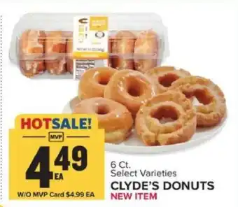 Food Lion CLYDE’S DONUTS offer