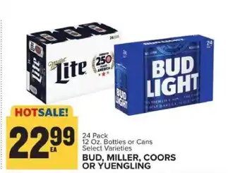 Food Lion Bud, Miller, Coors or Yuengling offer