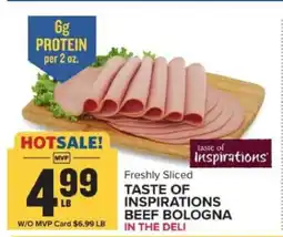 Food Lion TASTE OF INSPIRATIONS BEEF BOLOGNA offer