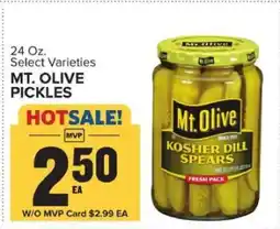 Food Lion Mt. Olive Pickles offer