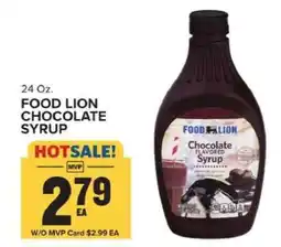 Food Lion FOOD LION CHOCOLATE SYRUP offer