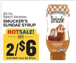 Food Lion Smucker's Sundae Syrup offer