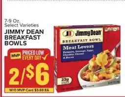 Food Lion Jimmy Dean Breakfast Bowls offer
