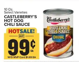 Food Lion Castleberry’s Hot Dog Chili Sauce offer