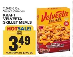 Food Lion KRAFT VELVEETA SKILLET MEALS offer