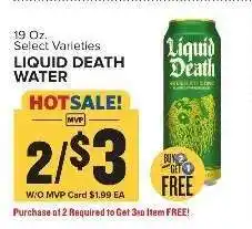 Food Lion Liquid Death Water offer