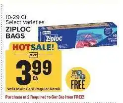 Food Lion Ziploc Bags offer