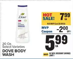 Food Lion Dove Body Wash offer