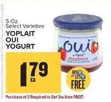Food Lion Yoplait Oui Yogurt offer