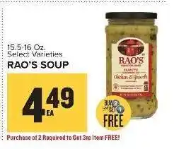 Food Lion Rao's Soup offer