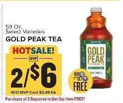 Food Lion Gold Peak Tea offer