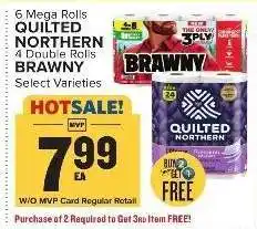 Food Lion Quilted Northern & Brawny offer