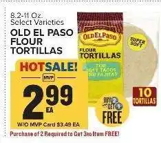 Food Lion Old El Paso Flour Tortillas offer