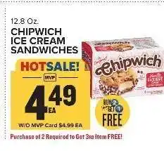 Food Lion Chipwich Ice Cream Sandwiches offer