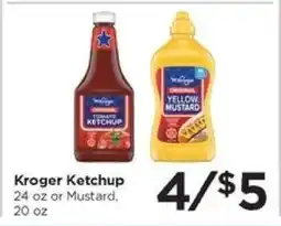 Food 4 Less Kroger Ketchup or Mustard offer