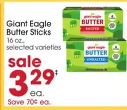 Giant Eagle Giant Eagle Butter Sticks offer