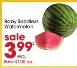 Giant Eagle Baby Seedless Watermelon offer
