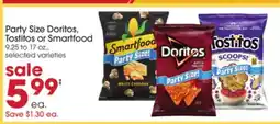 Giant Eagle Party Size Doritos, Tostitos or Smartfood offer