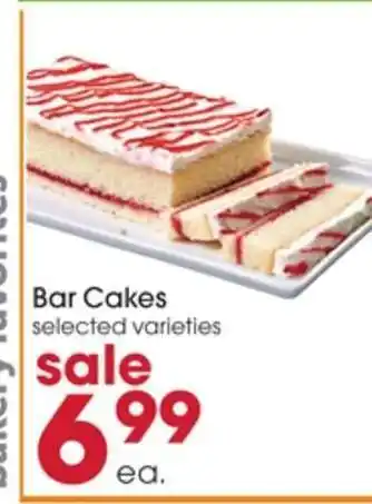 Giant Eagle Bar Cakes offer