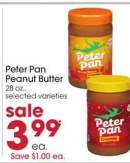 Giant Eagle Peter Pan Peanut Butter offer