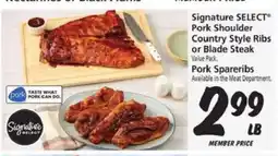Safeway Signature SELECT Pork offer