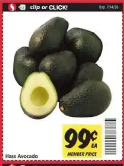 Safeway Hass Avocado offer