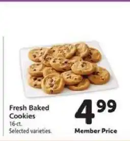 Safeway Fresh Baked Cookies offer