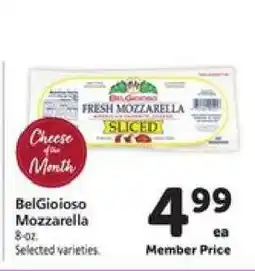 Safeway BelGioioso Mozzarella offer