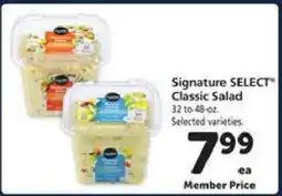 Safeway Signature SELECT Classic Salad offer