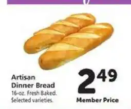 Safeway Artisan Dinner Bread offer