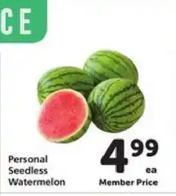 Safeway Personal Seedless Watermelon offer