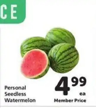 Safeway Personal Seedless Watermelon offer