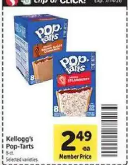 Safeway Kellogg's Pop-Tarts offer