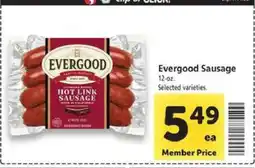 Safeway Evergood Sausage offer