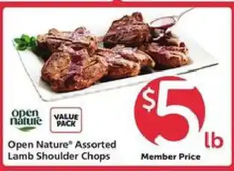 Safeway Open Nature Assorted Lamb Shoulder Chops offer