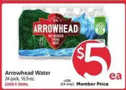 Safeway Arrowhead Water offer