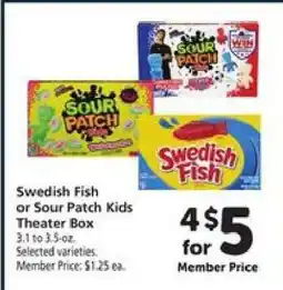 Safeway Swedish Fish or Sour Patch Kids Theater box offer