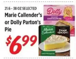 Rouses Marie Callender’s or Dolly Parton’s Pie offer