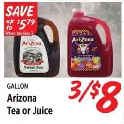 Rouses Arizona Tea or Juice offer