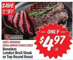 Rouses Boneless London Broil Steak or Top Round Roast offer